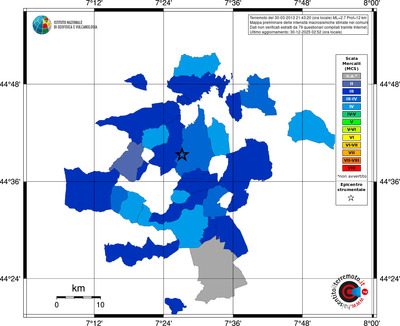 Mappa MCS - territori comuni