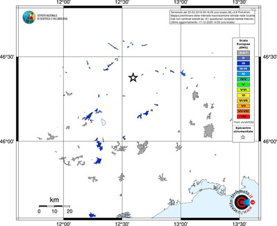 Mappa EMS - territori località