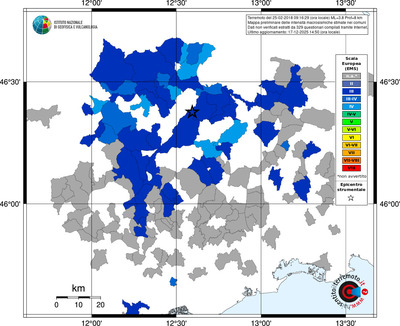 Mappa EMS - territori comuni