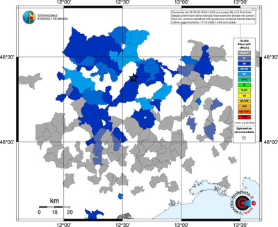 Mappa MCS - territori comuni