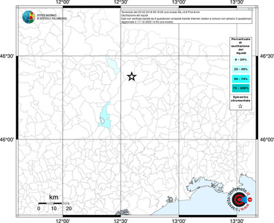 Mappa territorio comunale con almeno 3 questionari