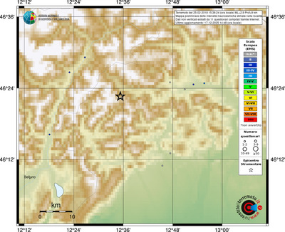 Mappa EMS - località