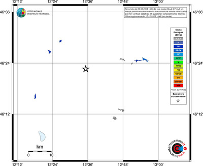Mappa EMS - territori località