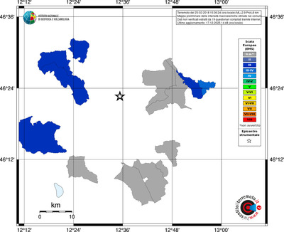 Mappa EMS - territori comuni