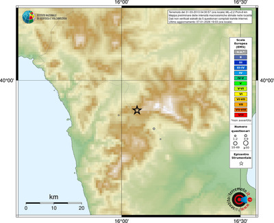 Mappa EMS - località