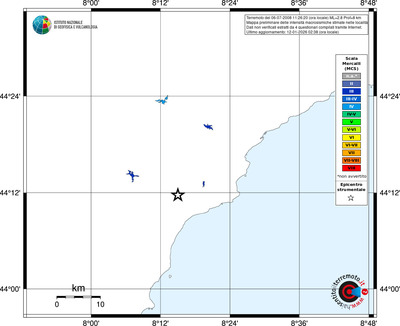 Mappa MCS - territori località