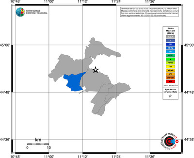 Mappa MCS - territori comuni