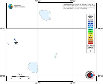 Mappa EMS - territori località