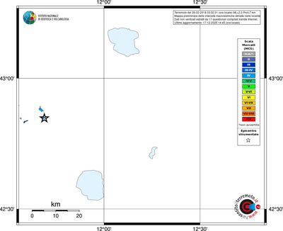 Mappa MCS - territori località