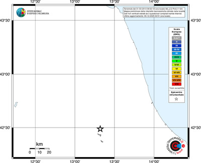 Mappa EMS - territori località
