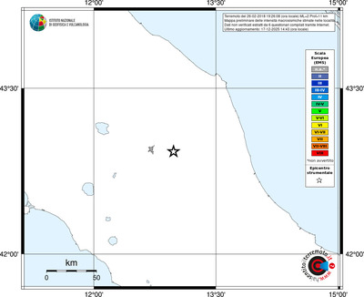 Mappa EMS - territori località
