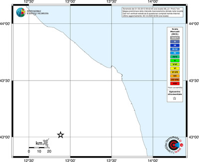 Mappa MCS - territori località