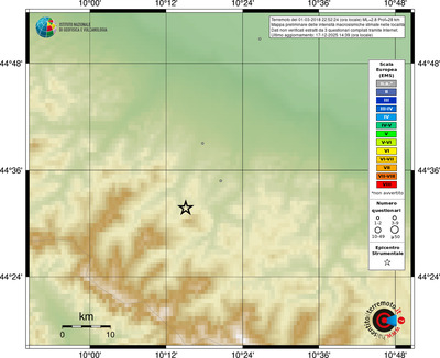 Mappa EMS - località