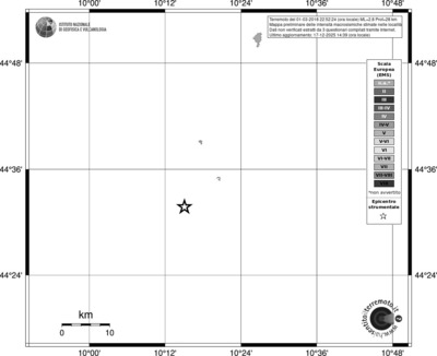 Mappa EMS - territori località