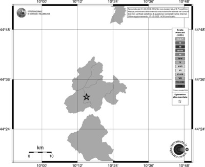 Mappa MCS - territori comuni