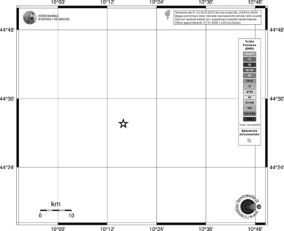 Mappa EMS - territori località