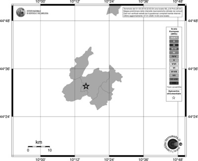 Mappa EMS - territori comuni