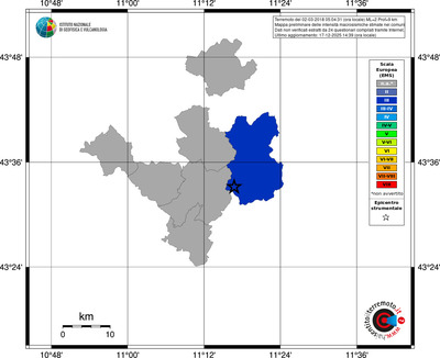Mappa EMS - territori comuni