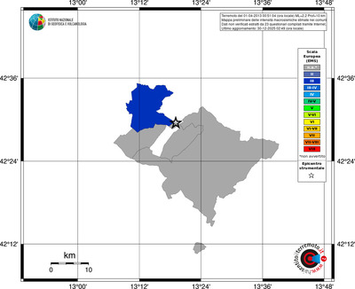 Mappa EMS - territori comuni