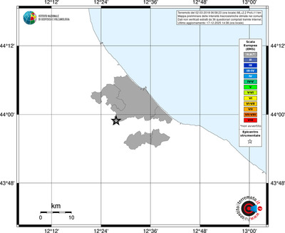 Mappa EMS - territori comuni