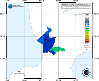 Mappa EMS - territori comuni