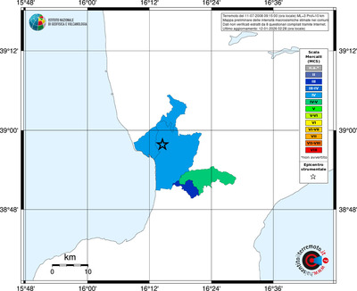 Mappa MCS - territori comuni
