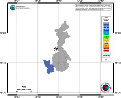 Mappa EMS - territori comuni