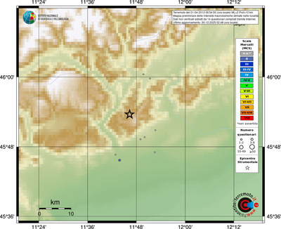 Mappa MCS - località