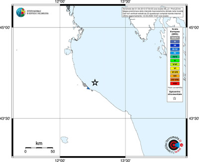 Mappa EMS - territori località