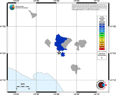 Mappa EMS - territori comuni