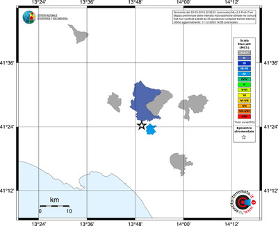 Mappa MCS - territori comuni