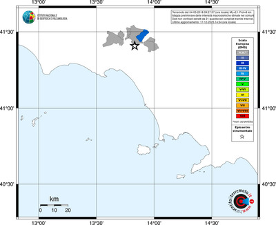 Mappa EMS - territori comuni