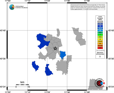 Mappa EMS - territori comuni