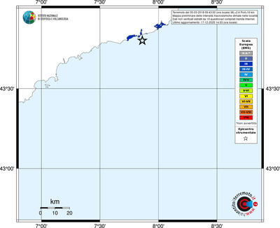 Mappa EMS - territori località