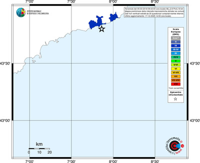 Mappa EMS - territori comuni