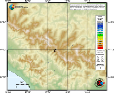 Mappa EMS - località
