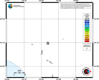 Mappa EMS - territori località