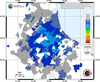 Mappa MCS - territori comuni