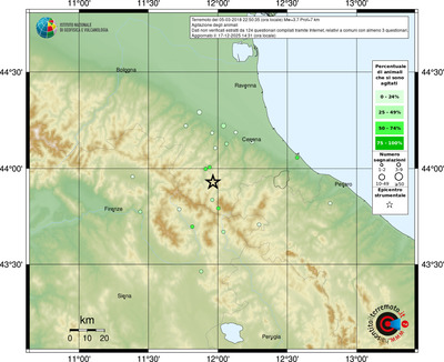 Mappa comuni con almeno 3 questionari