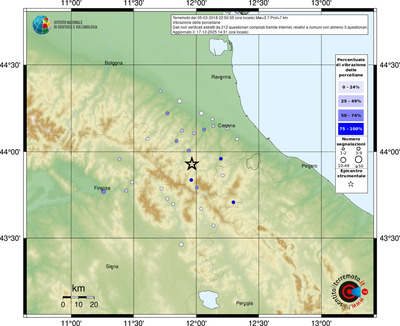 Mappa comuni con almeno 3 questionari