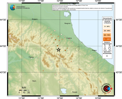 Mappa comuni con almeno 3 questionari