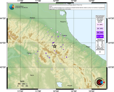 Mappa comuni con almeno 3 questionari