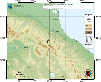 Mappa comuni con almeno 3 questionari