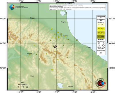 Mappa comuni con almeno 3 questionari