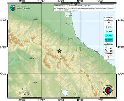 Mappa comuni con almeno 3 questionari