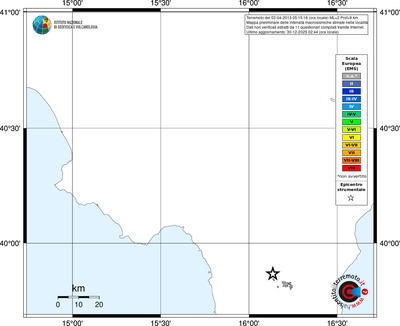 Mappa EMS - territori località