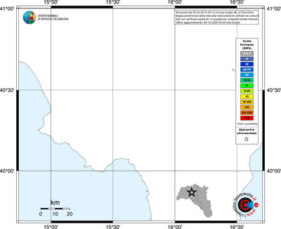Mappa EMS - territori comuni