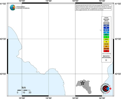 Mappa MCS - territori comuni