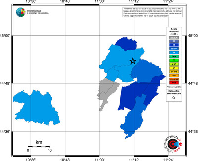 Mappa MCS - territori comuni