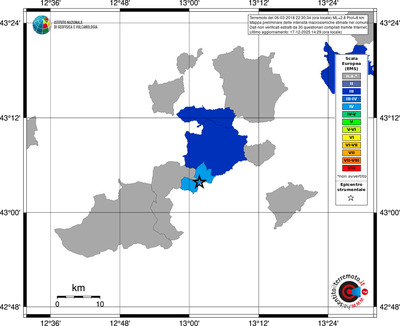 Mappa EMS - territori comuni